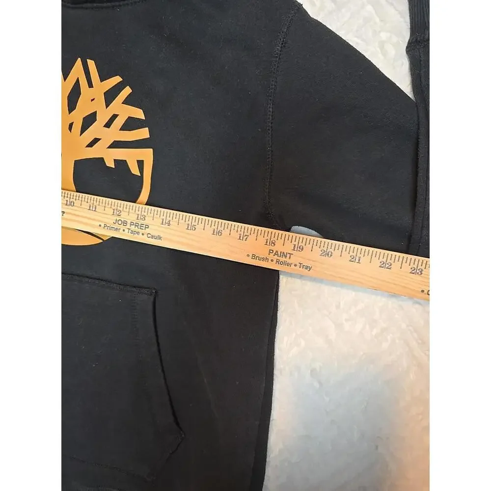 Timberland Men's Core Tree Logo Pullover Hoodie Black  Size S - Picture 5 of 7
